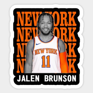 New York Knicks Jalen Brunson 11 Sticker